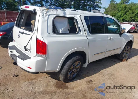 2013 Nissan Armada Platinum from USA, damaged, VIN 5N1BA0NF6DN611710